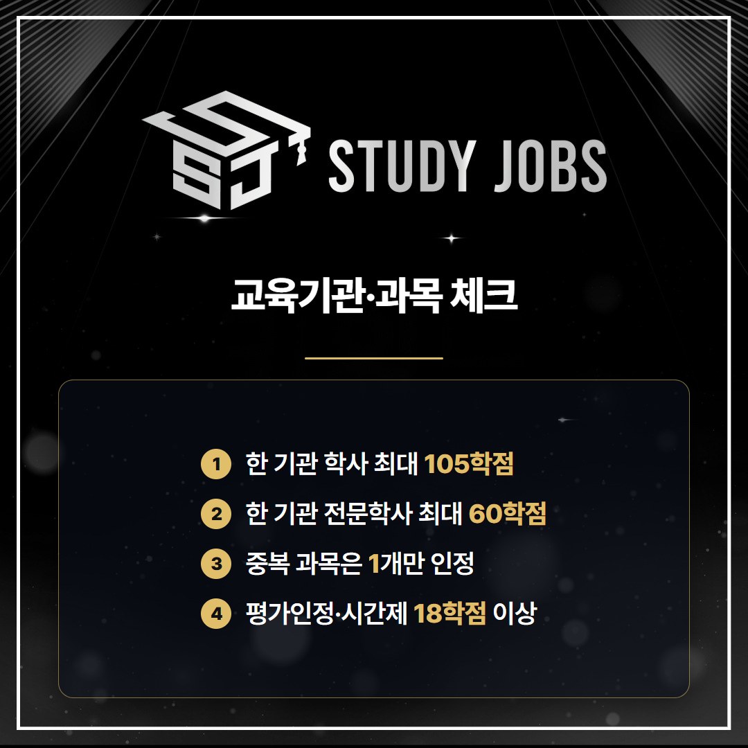 학점은행제 무료상담 플랜에서 확인할 교육기관 한도와 중복과목 기준